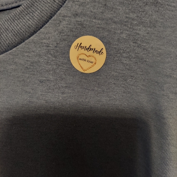 Shark T-shirt (blue) Large unisex tee - Picture 4 of 7